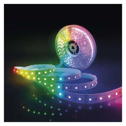 LED RGB+CCT Dimbart LED-remsa GOSMART LED/11W/230V 2 m 2700-6500K IP44 Wi-Fi + fjärrkontroll
