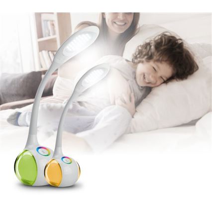 LED RGB Dimbar Bordslampa LED/7W/230V vit