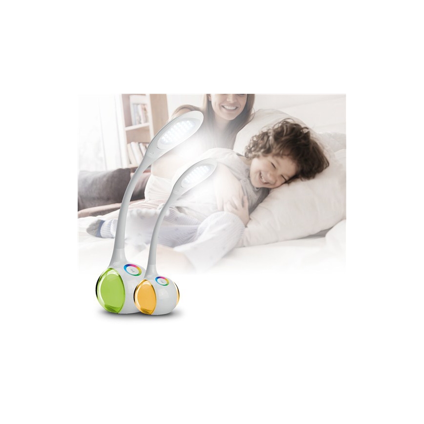 LED RGB Dimbar Bordslampa LED/7W/230V vit