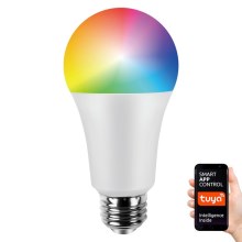 LED RGB Dimbar glödlampa A70 E27/11W/230V 2700-6500K Wi-Fi Tuya