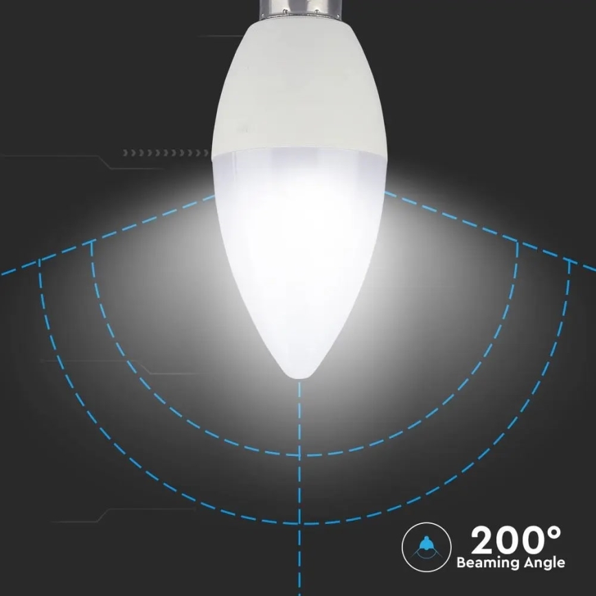 LED RGB dimbar glödlampa E14/4,8W/230V 4000K + fjärrkontroll