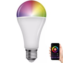 LED RGB dimbar glödlampa GoSmart A65 E27/14W/230V 2700-6500K Tuya