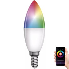 LED RGB dimbar glödlampa GoSmart E14/4,8W/230V 2700-6500K Tuya