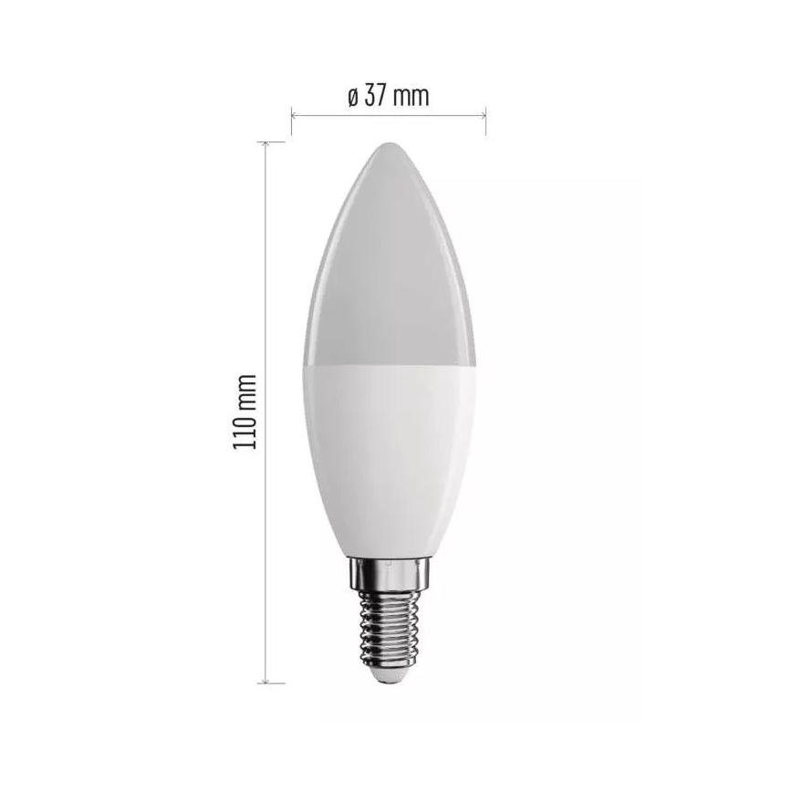 LED RGB dimbar glödlampa GoSmart E14/4,8W/230V 2700-6500K Tuya