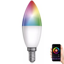 LED RGB dimbar glödlampa GoSmart E14/4,8W/230V 2700-6500K Wi-Fi Tuya