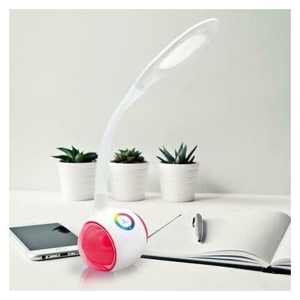 LED RGB Dimbar Laddningsbar Bordslampa LED/7W/5V