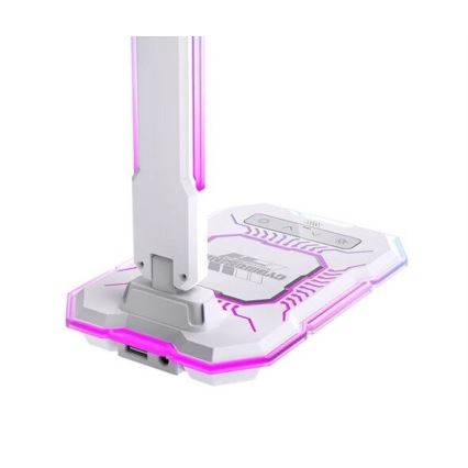 LED RGB Dimbara uppladdningsbara touchbordslampa med trådlös laddning LED/7,5W/5V 2700-5300K vit