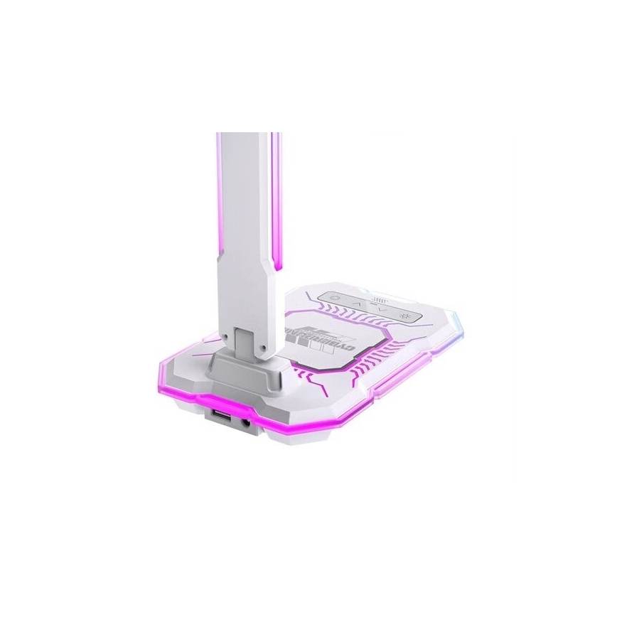 LED RGB Dimbara uppladdningsbara touchbordslampa med trådlös laddning LED/7,5W/5V 2700-5300K vit