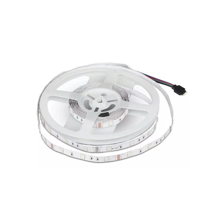 LED RGB Dimbar ljusslinga 2x5m LED/4,8W/230V + Fjärrstyrd