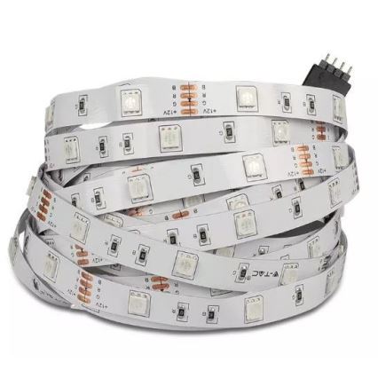 LED RGB Dimbar ljusslinga 2x5m LED/4,8W/230V + Fjärrstyrd