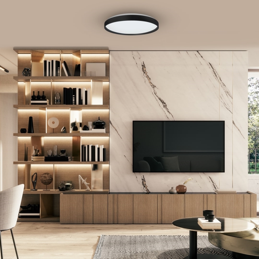 LED RGB dimbar taklampa RINGO LED/36W/230V + fjärrkontroll