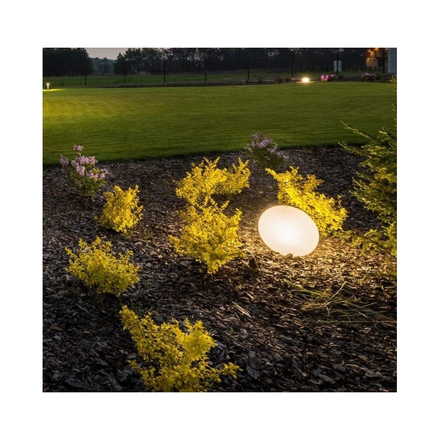 LED RGB Dimbart utomhuslampa LED/1W/5V 28 cm IP67 1000 mAh + fjärrkontroll