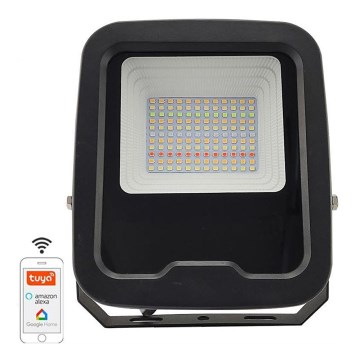 LED RGB Dimbart strålkastare LED/30W/230V 3000K-6500K Wi-Fi Tuya IP65