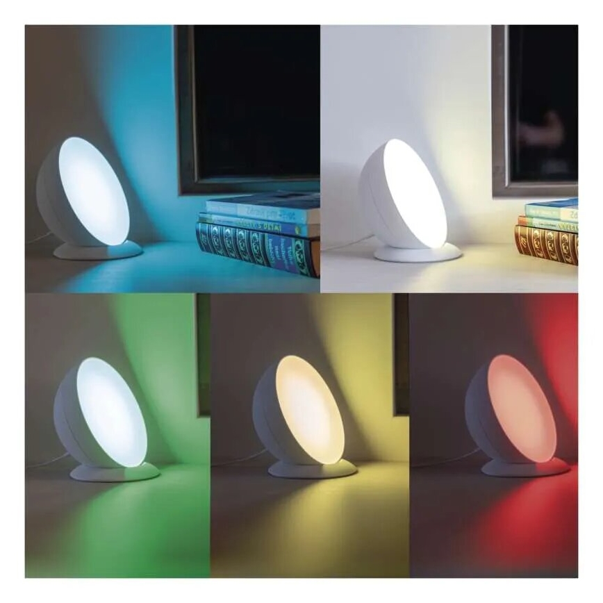LED RGB Ljusreglerad bordslampa GoSmart LED/7W/230V Wi-Fi vit