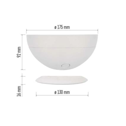 LED RGB Ljusreglerad bordslampa GoSmart LED/7W/230V Wi-Fi vit