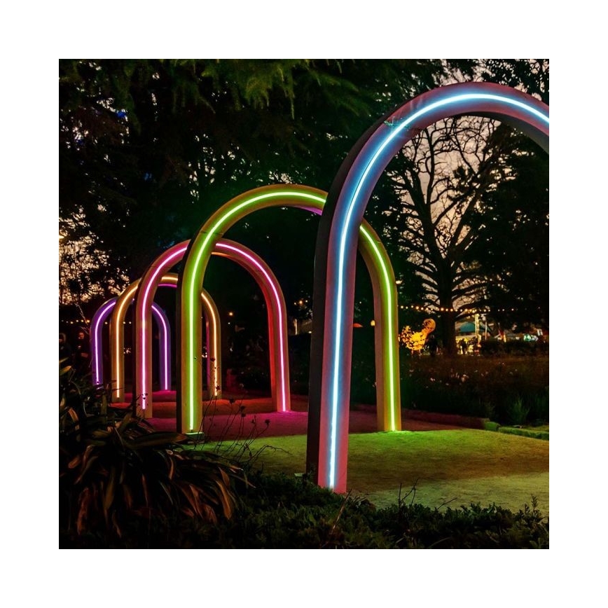 LED RGB Ljusreglerad solcell list LED/1,2W/3,7V IP67 5m + fjärrkontroll