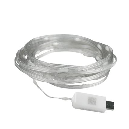 LED RGB ljusslinga LED/10W/5V 10 m USB + fjärrkontroll