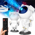 LED RGB-projektor 5W/5V i astronautdesign med fjärrkontroll