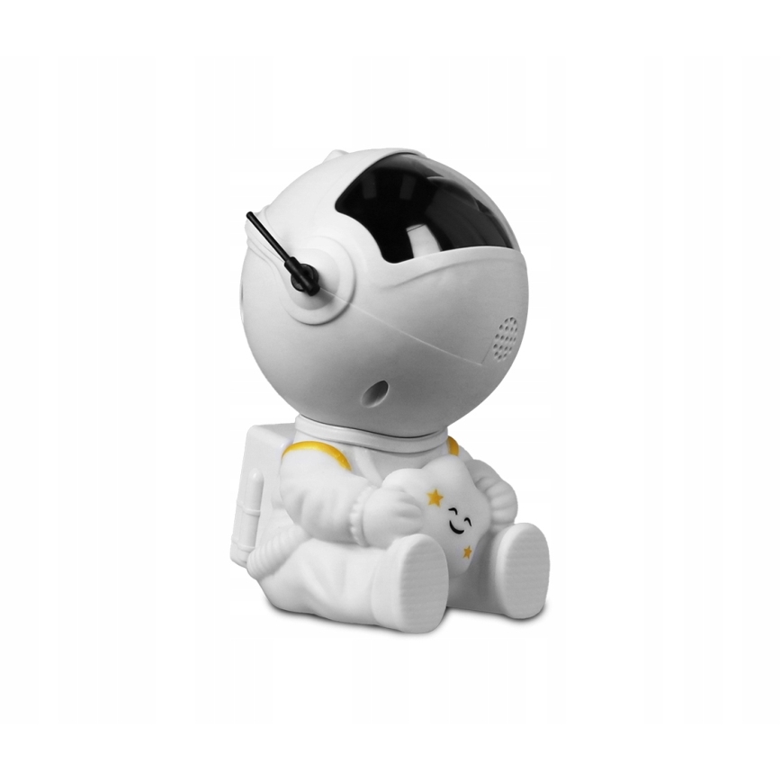 LED RGB-projektor LED/5W/5V astronautformad + fjärrkontroll