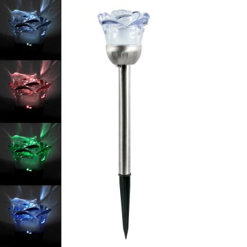 LED RGB Solarlampa ROSE LED/1,2V 100 mAh IP44