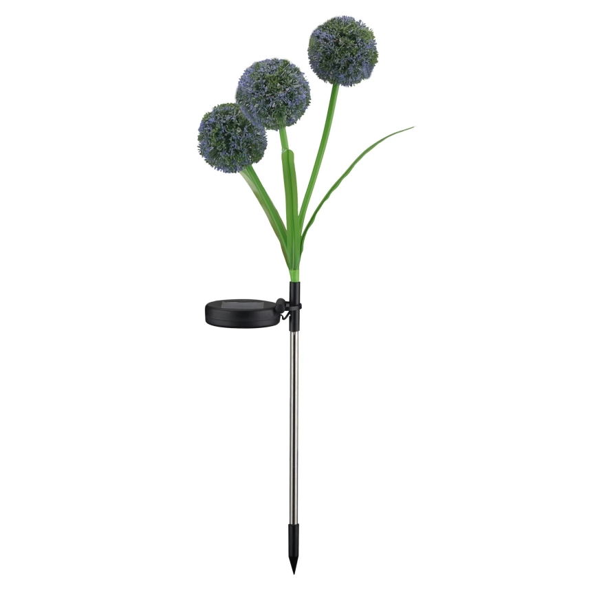 LED RGB solcellsbelysning ALLIUM LED/1,2V 6500 600 mAh IP44 svart