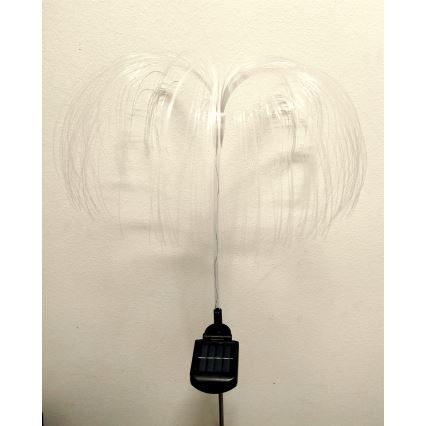 LED RGB solcellslampa LED/1,2V 300 mAh IP44 svart