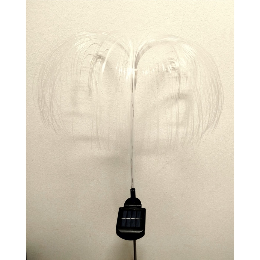 LED RGB solcellslampa LED/1,2V 300 mAh IP44 svart