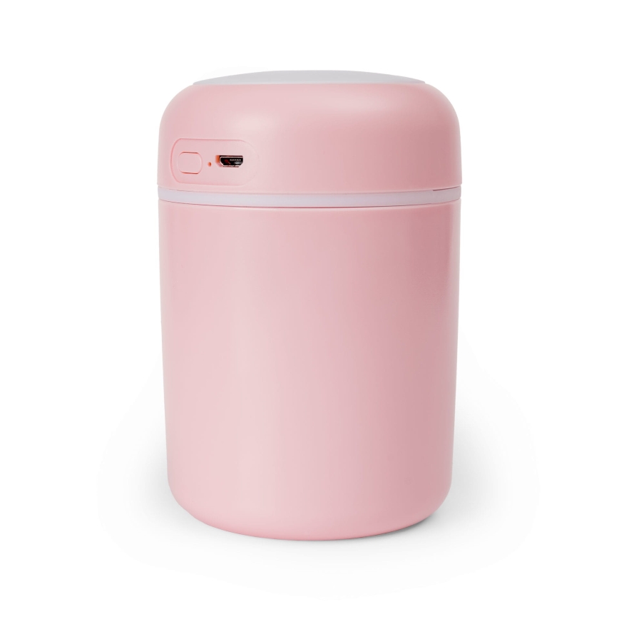 LED RGB Ultrasonisk aromdiffusor och luftfuktare LED/2W 300ml rosa