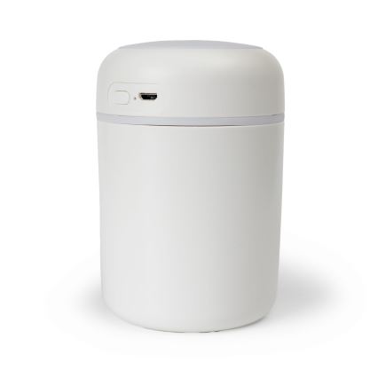 LED RGB Ultrasonisk aromdiffusor och luftfuktare LED/2W 300ml vit