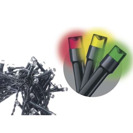 LED RGB Utomhus  Julkedja  96xLED/8 funktioner 15m IP44