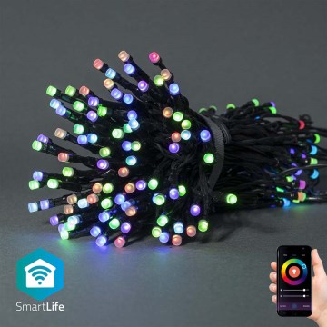 LED RGB utomhusslinga för jul 84xLED/8 funktioner 13m IP65 Wi-Fi Tuya