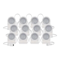 LED RGBIC+CCT Dekorativ slinga med spotlight GoSmart 12xLED/7W/230V 255 cm Wi-Fi Tuya