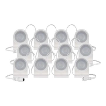 LED RGBIC+CCT Dekorativ slinga med spotlight GoSmart 12xLED/7W/230V 255 cm Wi-Fi Tuya