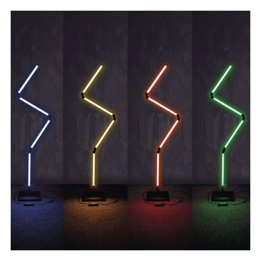 LED RGBIC Ljusreglerad golvlampa GoSmart LED/20W/230V 2700K Wi-Fi Tuya