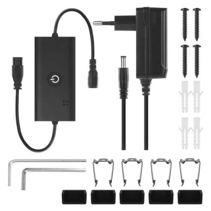 LED RGBIC Ljusreglerad golvlampa GoSmart LED/20W/230V 2700K Wi-Fi Tuya