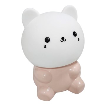 LED RGBW Barnlampa med touch LED/1W/5V USB 1200 mAh katt