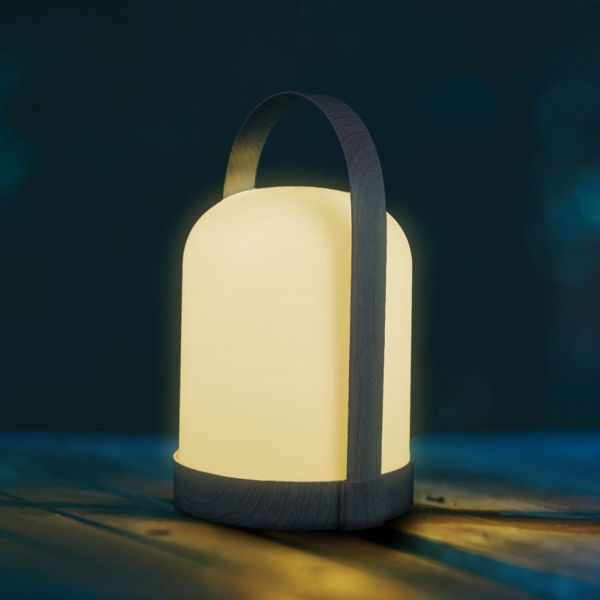 LED RGBW Dekorativ bordslampa MINORKA LED/0,3W/4,5V 3xAA