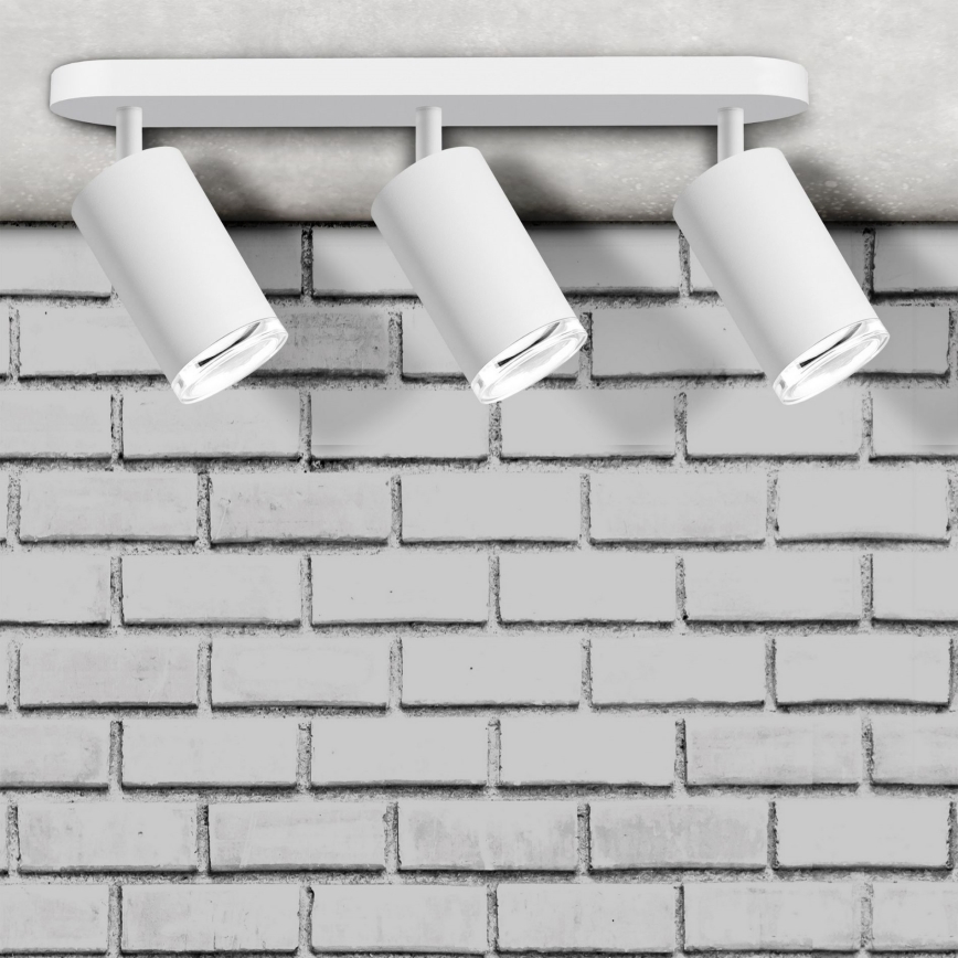 LED RGBW dimbar badrumsspot TURYN 3xGU10/6W/230V 3000K Wi-Fi IP44 vit