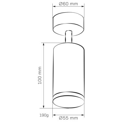 LED RGBW Dimbart badrumsspotlight TURYN 1xGU10/6,5W/230V 2700-6500K Wi-Fi IP44 svart