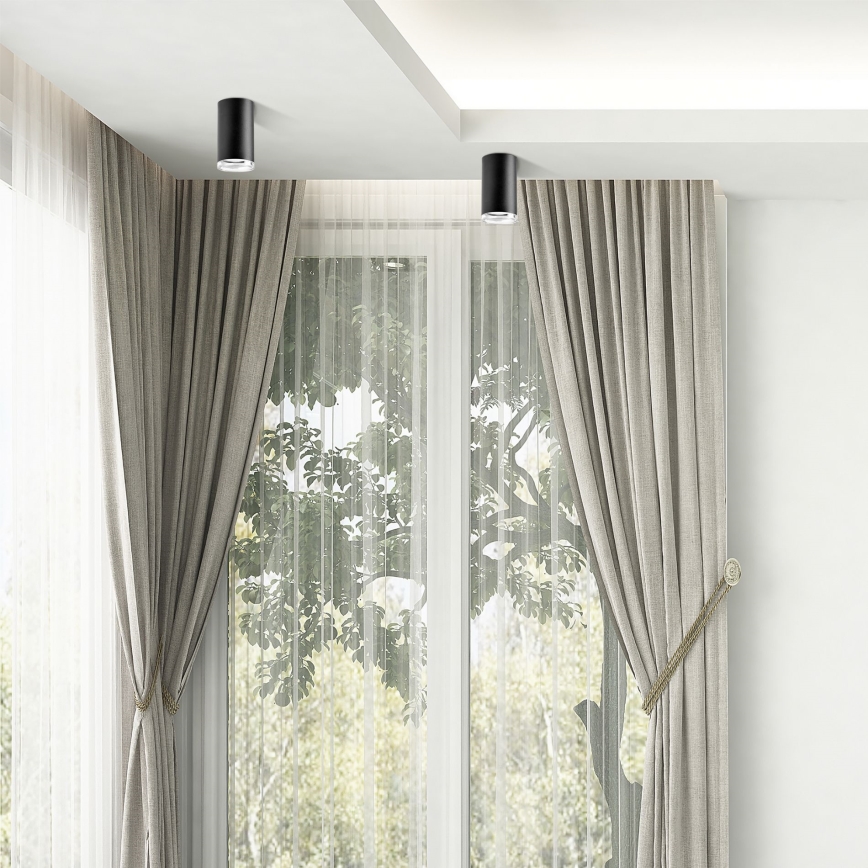 LED RGBW dimbar badrumsspotlight TURYN 1xGU10/6W/230V 3000K Wi-Fi IP44 svart