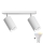 LED RGBW dimbar badrumsspot TURYN 2x GU10/4,8W/230V 3000K IP44 vit + fjärrkontroll