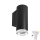 LED RGBW dimbar badrumsvägglampa TURYN 1xGU10/4,8W/230V 3000K IP44 svart + fjärrkontroll