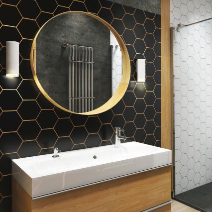 LED RGBW dimmbar badrumsvägglampa TURYN 1xGU10/6,5W/230V 2700-6500K Wi-Fi IP44 vit