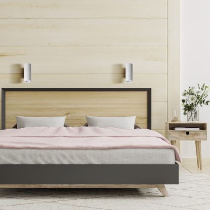 LED RGBW dimmbar badrumsvägglampa TURYN 1xGU10/6,5W/230V 2700-6500K Wi-Fi IP44 vit