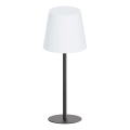 LED RGBW dimbar beröringsstyrd utomhusbordslampa LUCIA LED/2W/5V 1800/2700/6500K 3600 mAh IP44 svart