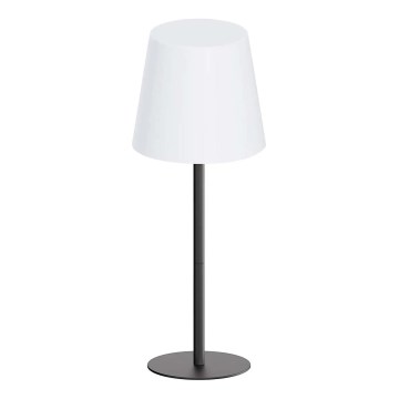 LED RGBW dimbar beröringsstyrd utomhusbordslampa LUCIA LED/2W/5V 1800/2700/6500K 3600 mAh IP44 svart