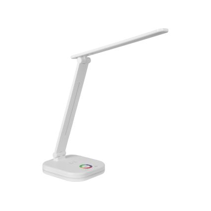 LED RGBW dimbar bordslampa med trådlös laddning LED/7W/5V USB vit