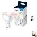 LED RGBW Dimbar glödlampa PAR16 GU10/4,7W/230V 2200-6500K CRI 90 Wi-Fi - WiZ