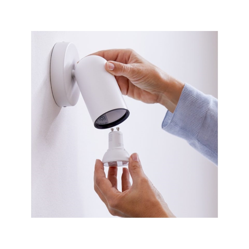 LED RGBW Dimbar glödlampa PAR16 GU10/4,7W/230V 2200-6500K CRI 90 Wi-Fi - WiZ