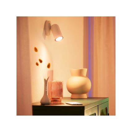 LED RGBW Dimbar glödlampa PAR16 GU10/4,7W/230V 2200-6500K CRI 90 Wi-Fi - WiZ